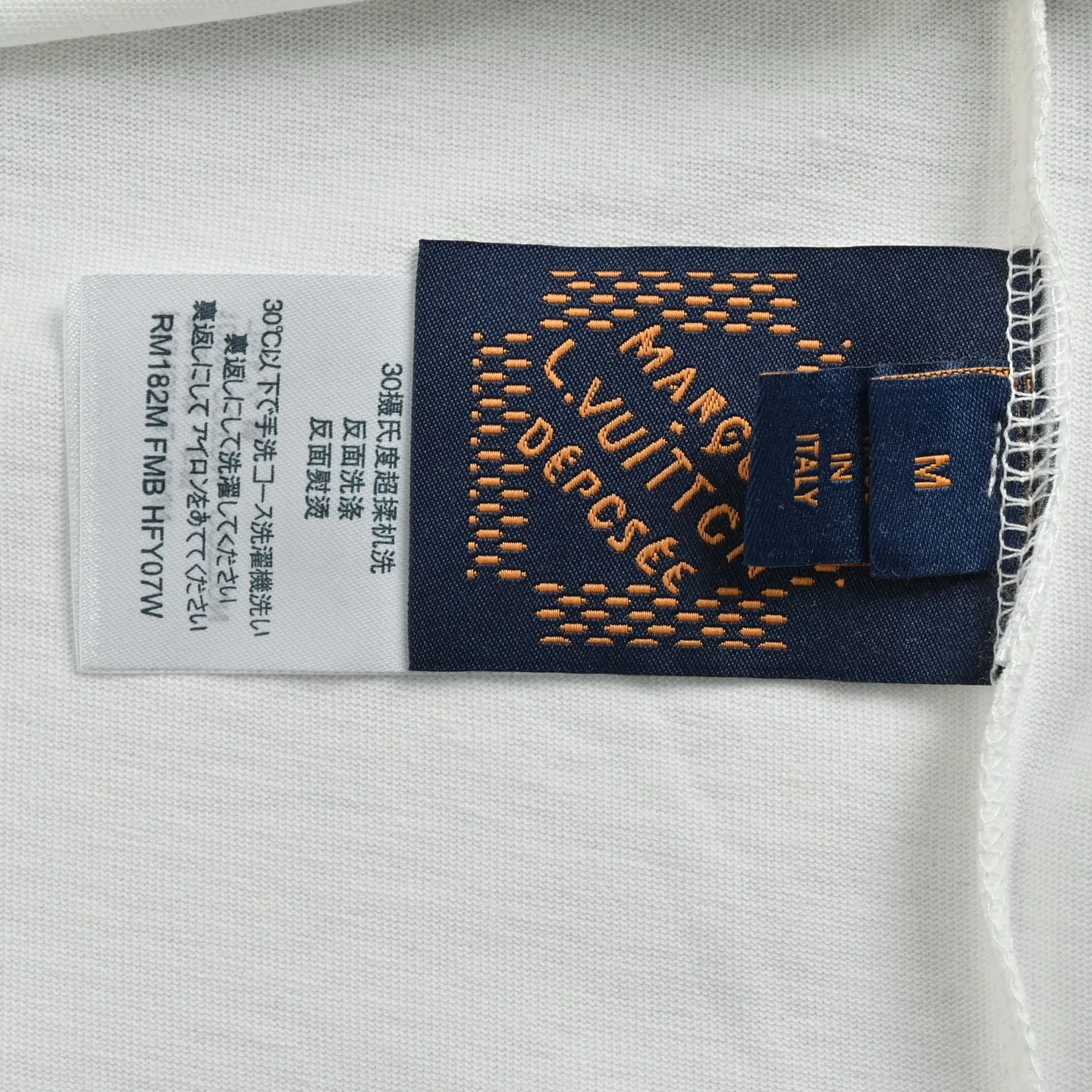Louis Vuitton/Louis Vuitton back checkerboard print short sleeves